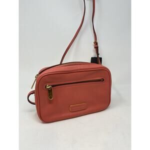 Marc By Marc Jacobs Leather Crossbody Camera Bag Coral Rose Blush Small NWT